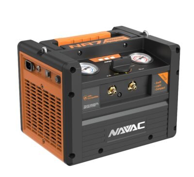 NAVAC NR7, A2L recovery unit, brushless motor, refrigerant recovery, HVAC tool