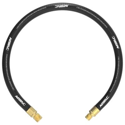 NAVAC Big Boy, evacuation hose, 1/4"-3/8" fitting, HVAC hose, heavy-duty hose