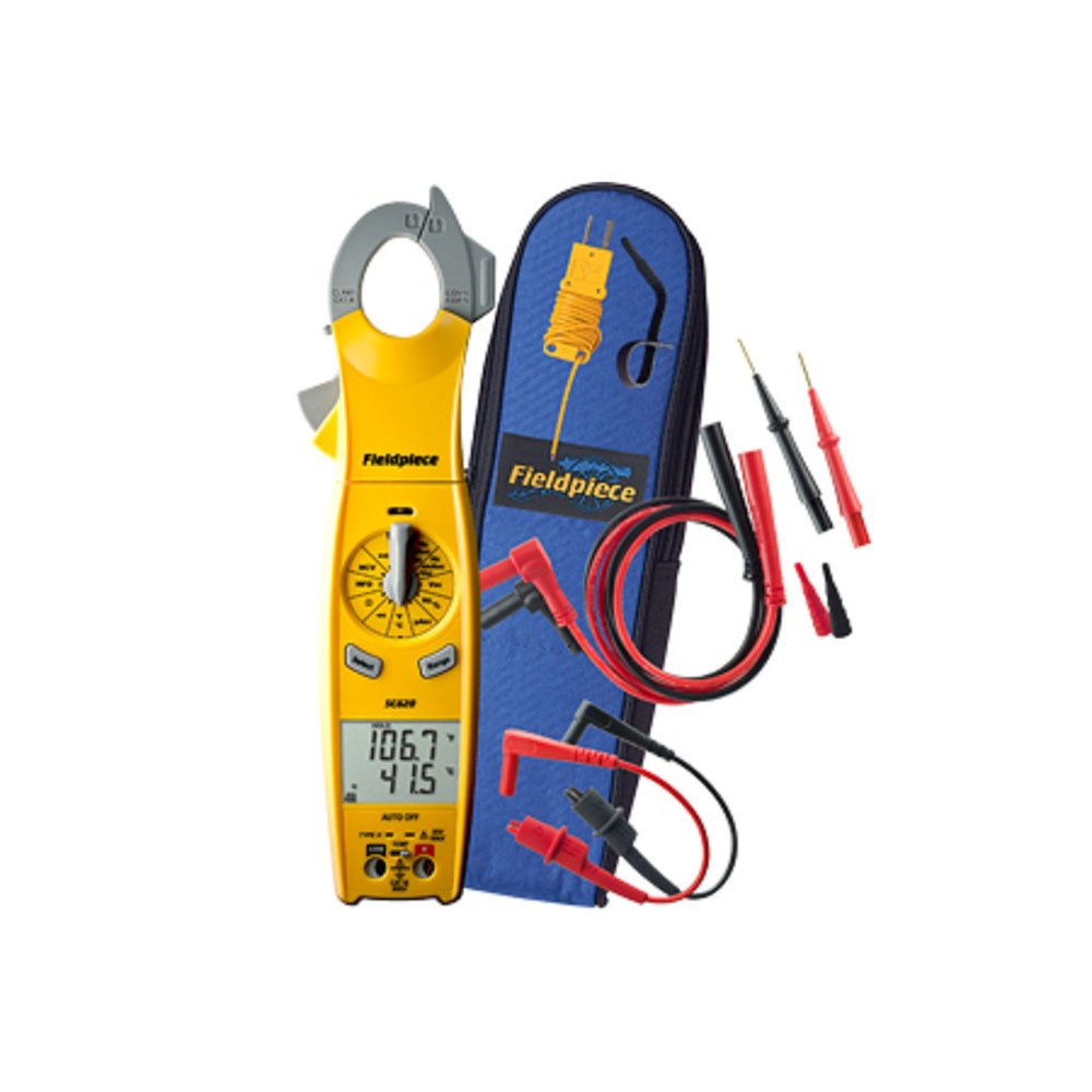 Fieldpiece, wireless clamp meter, 600A, swivel display, HVAC