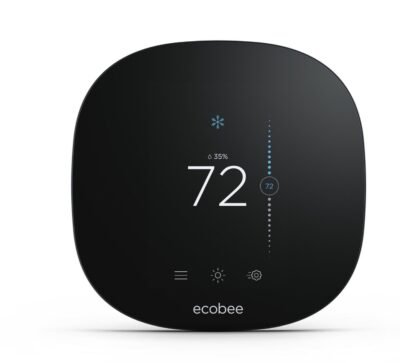 Upgrade to the ecobee3 EB-STATE3LTP-02 Smart Lite Pro Thermostat with WiFi. Features smart temperature control, energy savings, and easy installation.