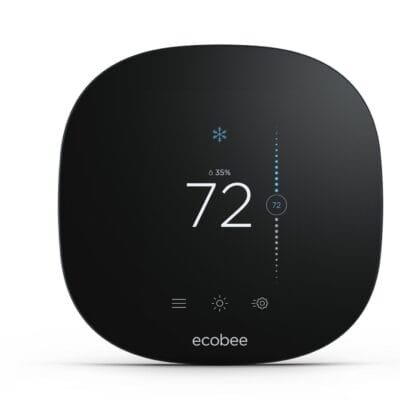 Upgrade to the ecobee3 EB-STATE3LTP-02 Smart Lite Pro Thermostat with WiFi. Features smart temperature control, energy savings, and easy installation.