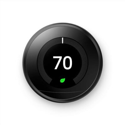 Google Nest thermostat, T3016US thermostat, learning thermostat, black Nest thermostat, smart thermostat