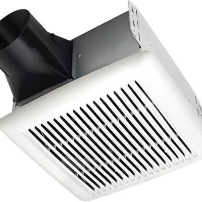 ENERGY STAR bathroom fan, Broan-NuTone AE80B, eco-friendly ventilation, roomside installation, quiet exhaust fan