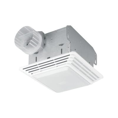 Broan-NuTone bathroom fan, 80 CFM ventilation fan, medium profile fan, quiet bathroom exhaust, Broan-NuTone quiet fan