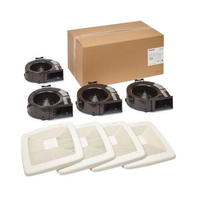 Broan LP80F Finish Pack (4) Lo Pro 80 CFM Ventilation Fan