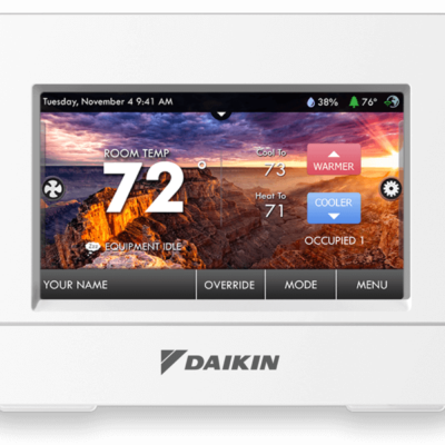 Daikin thermostat, commercial thermostat, Colortouch, Wi-Fi thermostat, digital thermostat