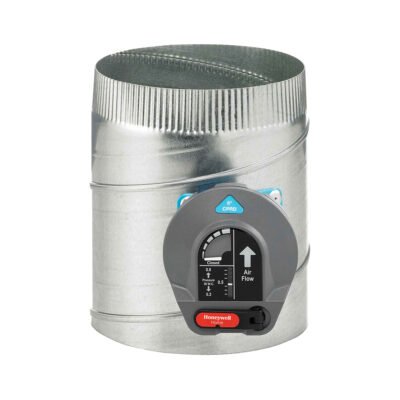 Zoning Damper, Bypass, 24 VAC, 0.32 A, 8 in Dia, 26 gauge