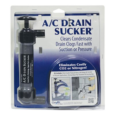 A/C drain sucker kit, drain cleaning kit, A/C maintenance tool, clog removal kit, air conditioning drain cleaner