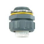 Morris T750-NMLT50, 0.5in conduit fittings, gray liquid tite fittings, non-metallic conduit, 2-piece conduit fittings