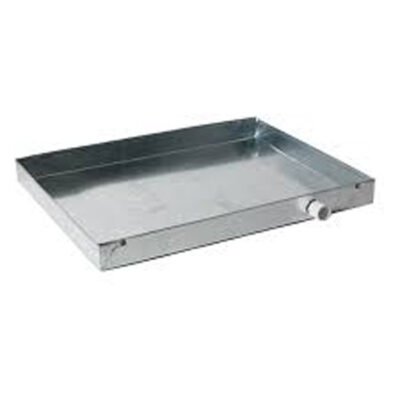 drain pan, 24 inch drain pan, heavy-duty drain pan, HVAC drain pan, 24 gauge drain pan