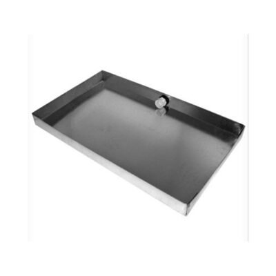 steel drain pan, 26 gauge pan, HVAC drain pan, heavy-duty drain pan, durable drain pan