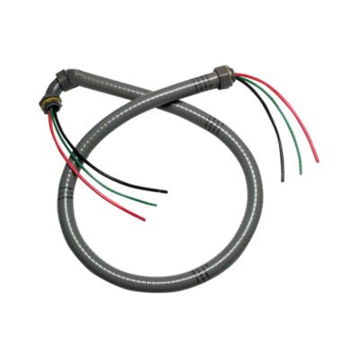 MARS 84135, non-metallic whip, 6' wiring whip, 1/2" wiring kit, durable electrical whip