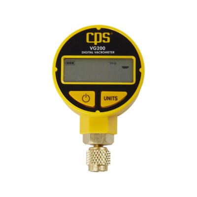 CPS VG200, vacuum gauge, digital LCD display, HVAC vacuum gauge, refrigeration gauge