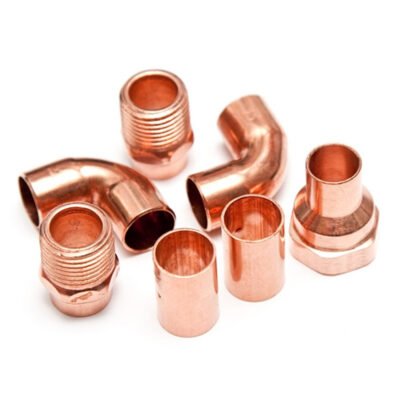 3/4" copper elbow, long sweep 90° elbow, Online Supply fitting, copper plumbing elbow, 90° copper elbow