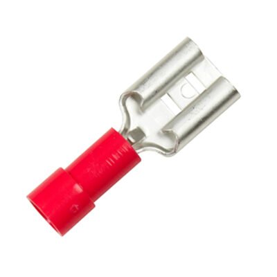 female quick disconnect terminal, PRO-PARTS, 22-18 AWG terminal, vinyl insulated terminal, electrical connectors