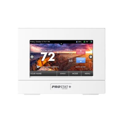 Prostat thermostat, full color touchscreen, Goodman thermostat, programmable thermostat, touchscreen thermostat