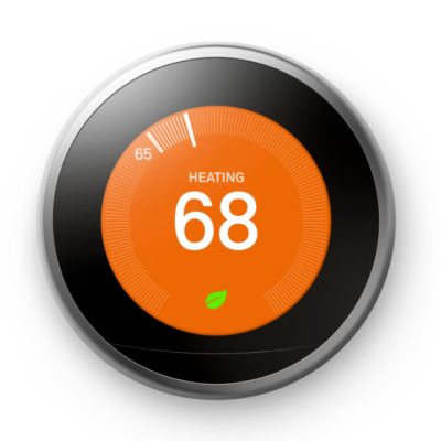 Nest T3008US Learning Thermostat, 3rd Gen, Stainless Steel