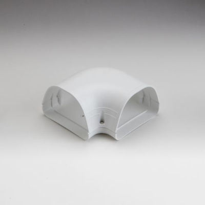 Rectorseal, 90-degree ELL, flat ELL, HVAC fitting, white ELL