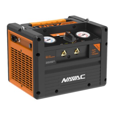 NAVAC NR7, A2L recovery unit, brushless motor, refrigerant recovery, HVAC tool