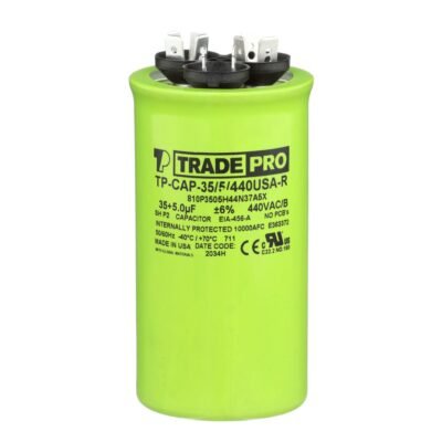 TRADEPRO- 35/5 MFD 440/370V Round Capacitor