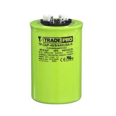 TRADEPRO- 45/5MFD 440/370V Round Capacitor