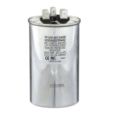 TRADEPRO® - 45+7.5 MFD 440V Round Run Capacitor