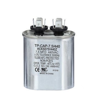 TRADEPRO- 7.5 MFD 440V Oval Run Capacitor