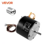 VEVOR Condenser Fan Motor 1/4 HP 220V 1100RPM Single Phase Condenser Cooling Motor Reversible Rotating Explosion-proof Capacitor